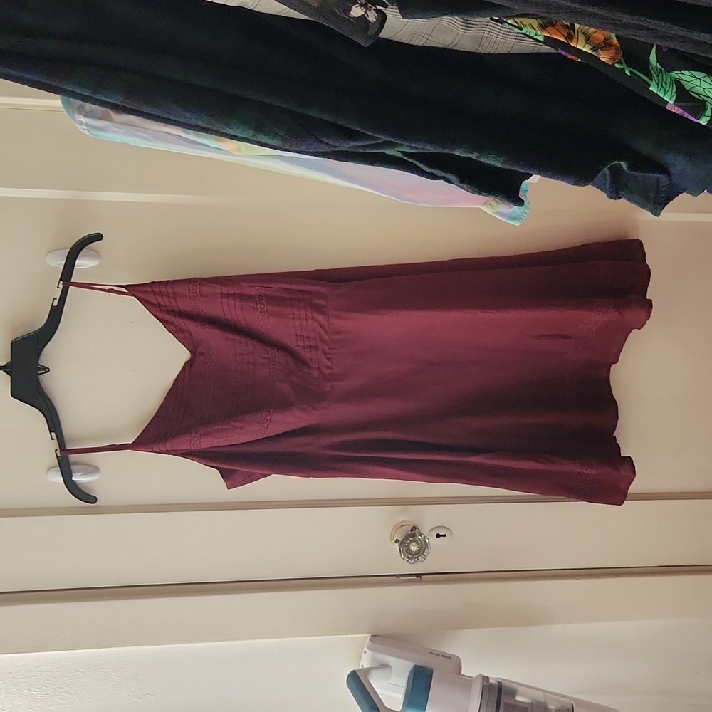 Purple XL Cotton Dress